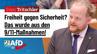 Freiheit gegen Sicherheit Das wurde aus den 911Maßnahmen – Sven Tritschler AfD [upl. by Montford]