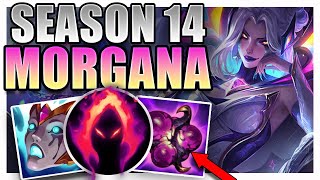 SEASON 14 MORGANA SUPPORT GAMEPLAY GUIDE [upl. by Leavy]