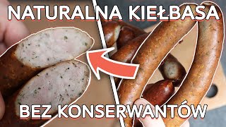 Swojska kiełbasa z czosnkiem niedźwiedzim BEZ KONSERWANTÓW [upl. by Savanna679]