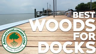 Best Wood for Boat Docks [upl. by Nosittam]