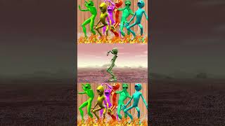 dame tu cosita  vs  patila  challenge  green alien  dance  puzzle [upl. by Mccully]