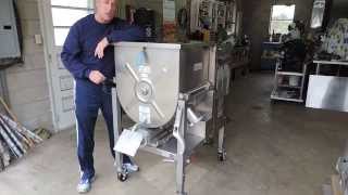 HOLLYMATIC 180A Commercial Butcher Shop Meat Grinder Mixer Chopper Extruder on eBay [upl. by Marko]