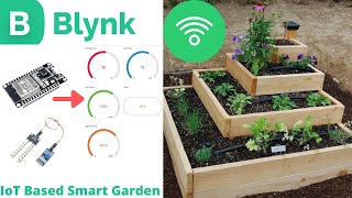 IoT based smart garden using Blynk IoT platform  smart plant watering system iot shorts [upl. by Lodnar301]