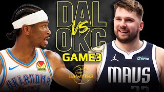 Dallas Mavericks vs OKC Thunder Game 3 Full Highlights  2024 WCSF  FreeDawkins [upl. by Airottiv179]