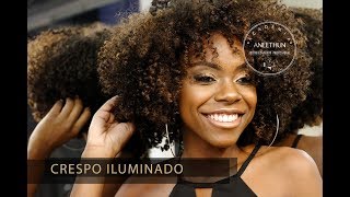 Como fazer Crespo Iluminado  Academia Aneethun com Mabel Garcia [upl. by Celia202]