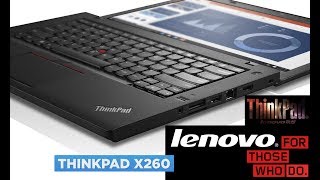 Lenovo ThinkPad x260 Unboxing  Review  by cybervomitingcom [upl. by Zola]