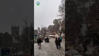 Murree Snowfall Today shorts murreelivetoday [upl. by Amilb]