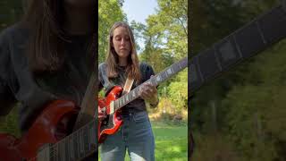 CountryBlues licks on the Gibson SG through a Honeytone Mini Amp shorts guitar ar [upl. by Karab]