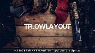 TFlowLayout Delphi  FireMonkey [upl. by Akihdar]