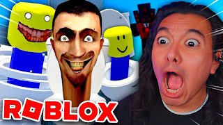 ME ENFRENTÉ A LOS SKIBIDI TOILETS en ROBLOX [upl. by Livvy]