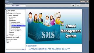 How to Operate AFAQs School Management System SMS [upl. by Winny]