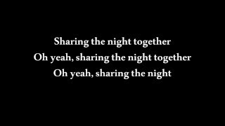 Sharing The Night Together  DR HOOK  Lyrics [upl. by Rieger661]