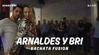 Arnaldes y Bri ◆ Bachata 2024  Hurricane  DJ Cat  Bachata Dance Demo [upl. by Sausa]