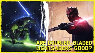 Is The Double Bladed Lightsaber A Good Weapon [upl. by Razatlab]