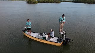 Fishing DEEP into Chokoloskee Redfish Snook and Trout Gheenoe Lowtide 25 in Everglades City [upl. by Atterys741]