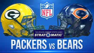 StratOMatic PC Pro Football 2023 Bears Season Replay  Opener vs Green Bay [upl. by Notsuh]