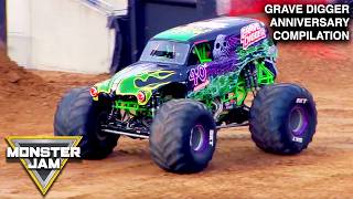 Grave Digger Anniversary Compilation  Monster Jam [upl. by Koa]