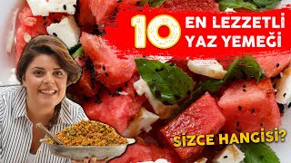 En Lezzetli 10 Yaz Yemeği ☀️⛱️ Kendi Tariflerim🍉🍟 Kolayca Yapma Yolları ve İpuçlarımla🧐 [upl. by Alvis]