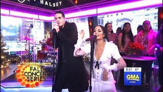 GEazy amp Halsey Perform quotHim amp Iquot GMA LIVE [upl. by Bonnette]