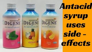 Antacid syrup Digene gel mucaingel uses dosage in hindi urdu [upl. by Nivaj]