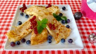 RECEPT NA NEJCHUTNĚJŠÍ PALAČINKY FRANCOUZSKÉ CRÊPES S NUTELOU SÝR A ŠUNKA NEBO MARMELÁDA [upl. by Naomi817]