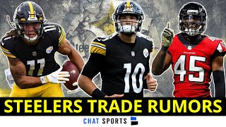 Pittsburgh Steelers Trade Rumors On Mitchell Trubisky Deion Jones And Chase Claypool [upl. by Aven983]