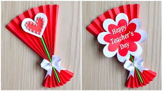 DIY  Teachers Day card  Handmade Teachers day popup card making idea [upl. by Kcirrad]