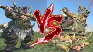 Tamurkhan the Maggot Lord VS Epidemius Total War Warhammer 3 [upl. by Tarttan]