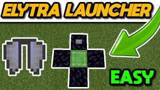 Minecraft Elytra Launcher Tutorial 120 Shorts [upl. by Teage]