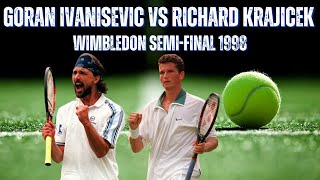 GORAN IVANISEVIC VS RICHARD KRAJICEK  1998 MENS WIMBLEDON SEMIFINAL [upl. by Ninetta907]