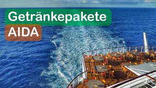 AIDA Getränkepakete 2023  Was ist inklusive 🚢🍷 [upl. by Burwell266]