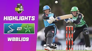 Adelaide Strikers v Melbourne Stars  WBBL09 [upl. by Wey]