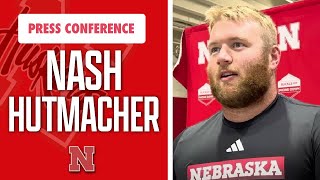 Nebraska DL Nash Hutmacher discusses Colorado win I Nebraska Huskers I GBR [upl. by Salocin]