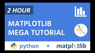 Matplotlib MegaTutorial  Data visualization in Python [upl. by Anitnegra]