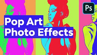 How to Create Pop Art Photo Effects With Photoshop Actions [upl. by Marnie]