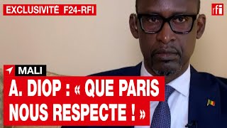 Mali  quotQue Paris nous respecte quot  Abdoulaye Diop ministre des Affaires étrangères  Lintégrale [upl. by Iblehs62]