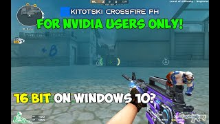 CrossFire Philippines 16 bit on WINDOWS 10 settings 100 it works [upl. by Risley463]