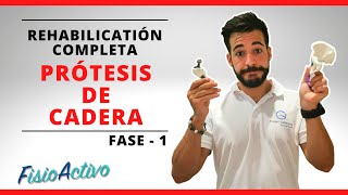 PRÓTESIS DE CADERA 🦿 Rehabilitación Completa FISIOTERAPIA FASE 1 [upl. by Nylsirhc]