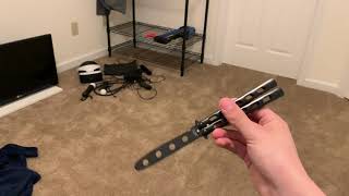 5 Easy Balisong Tricks FOR BEGINNERS [upl. by Notsla946]