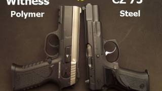 CZ 75 vs EAA Witness Pistol [upl. by Eneli]