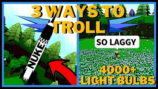 3 WAYS to TROLL Your Friends In Build A Boat For Treasure Roblox [upl. by Gladys]