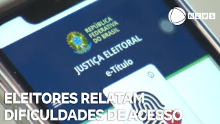 Eleitores enfrentam dificuldades para justificar voto [upl. by Acilef]