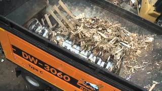 Doppstadt Shredder DW 3060 BioPower Waste Wood [upl. by Dasie599]