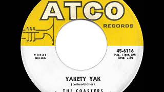 1958 HITS ARCHIVE Yakety Yak  Coasters a 1 record [upl. by Adnovoj]