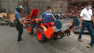 Kubota Mini Tractor B6001 With Rotovator Test Drive With Customer  Metro Manila Philippines [upl. by Maryly]