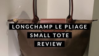 Longchamp Le Pliage Small Tote Review [upl. by Nibot155]