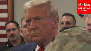 WATCH Trump Responds To Reporter Asking If Hell Denounce The Bomb Threats In Springfield Ohio [upl. by Othilie]