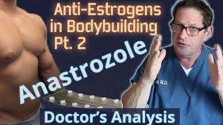 AntiEstrogens in Bodybuilding Pt 2  Anastrozole  Doctors Analysis of Side Effects amp Properties [upl. by Euf242]