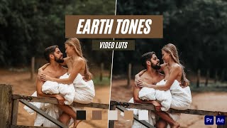 Earth Tones Video LUTs for Premiere Pro amp After Effects and FREE mobile app  123lutscom [upl. by Navillus]