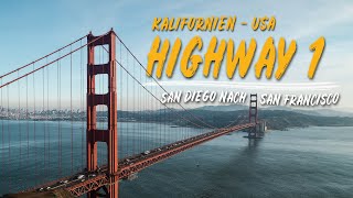 Highway 1 Roadtrip  Kalifornien USA 🇺🇸 [upl. by Annodam]